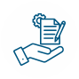 A hand holding a paper and a pen

Description automatically generated